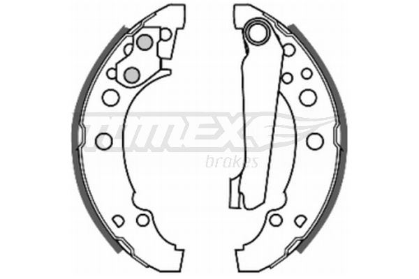 TOMEX BRAKES Комплект тормозных колодок TX 20-23